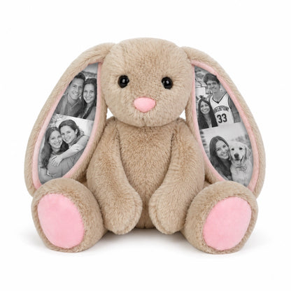 Bunny Plush – Ear Photo Keepsake