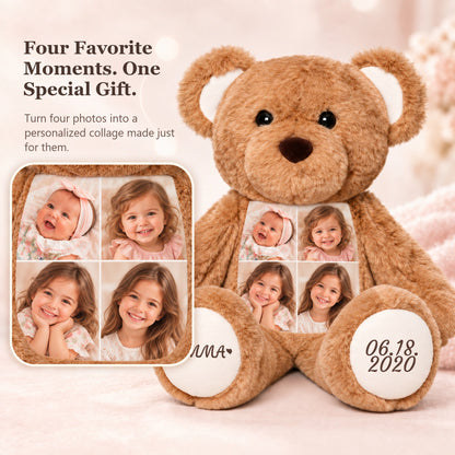 Heart Photo Teddy Bear