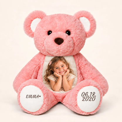 Heart Photo Teddy Bear