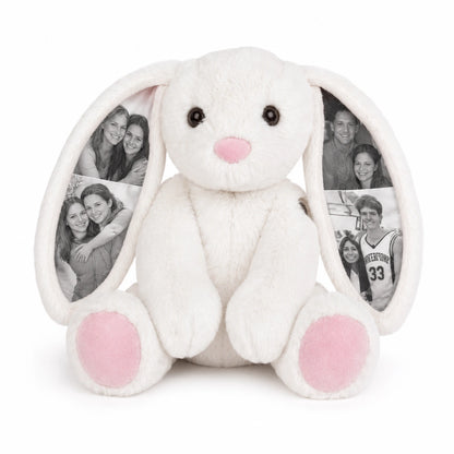 Bunny Plush – Ear Photo Keepsake