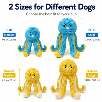 Custom Embroidered Octopus Plush Toy