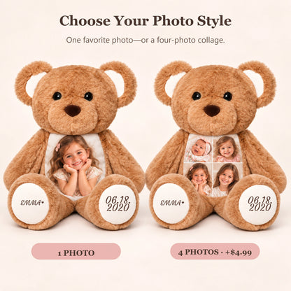 Heart Photo Teddy Bear