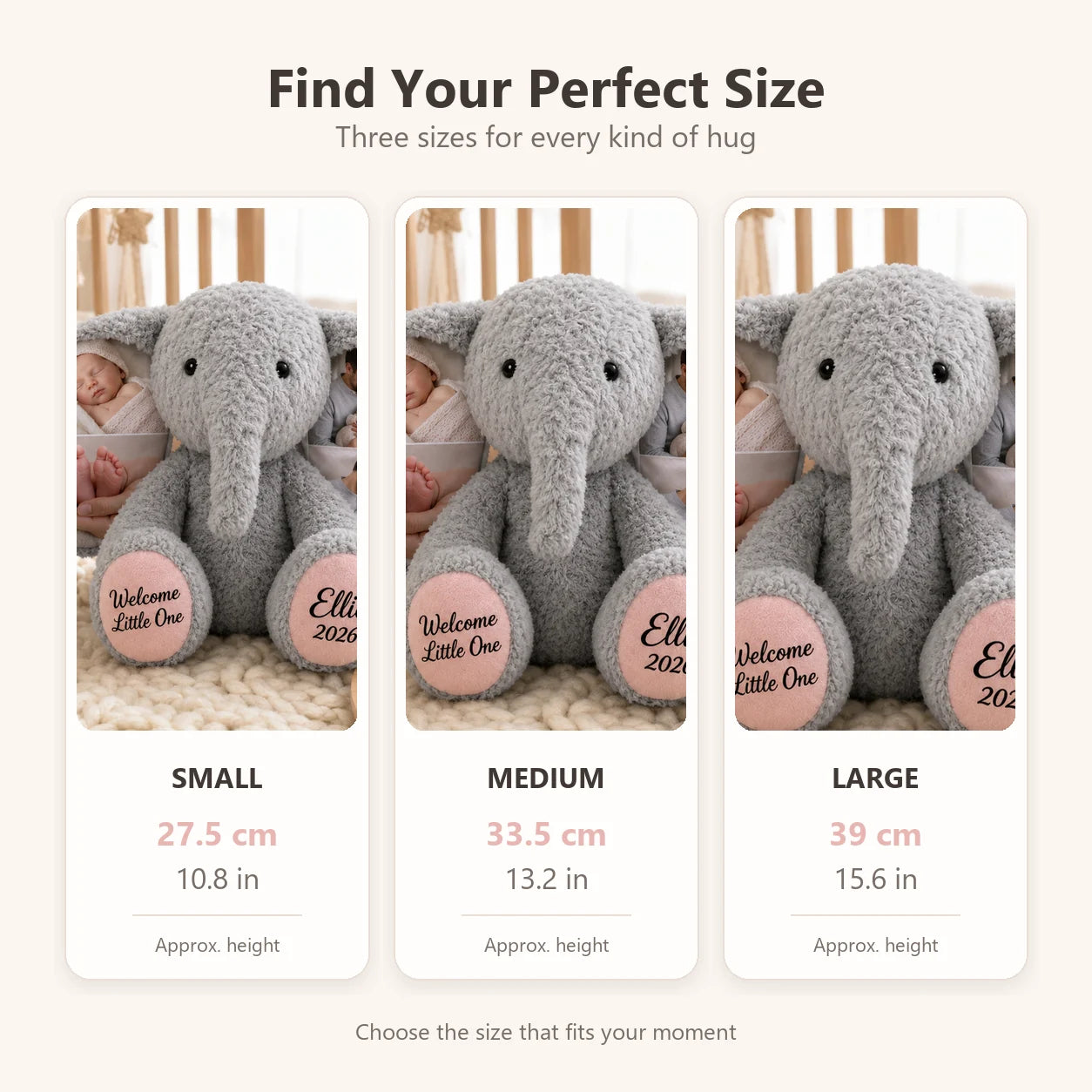 My First Memory Elephant Plush