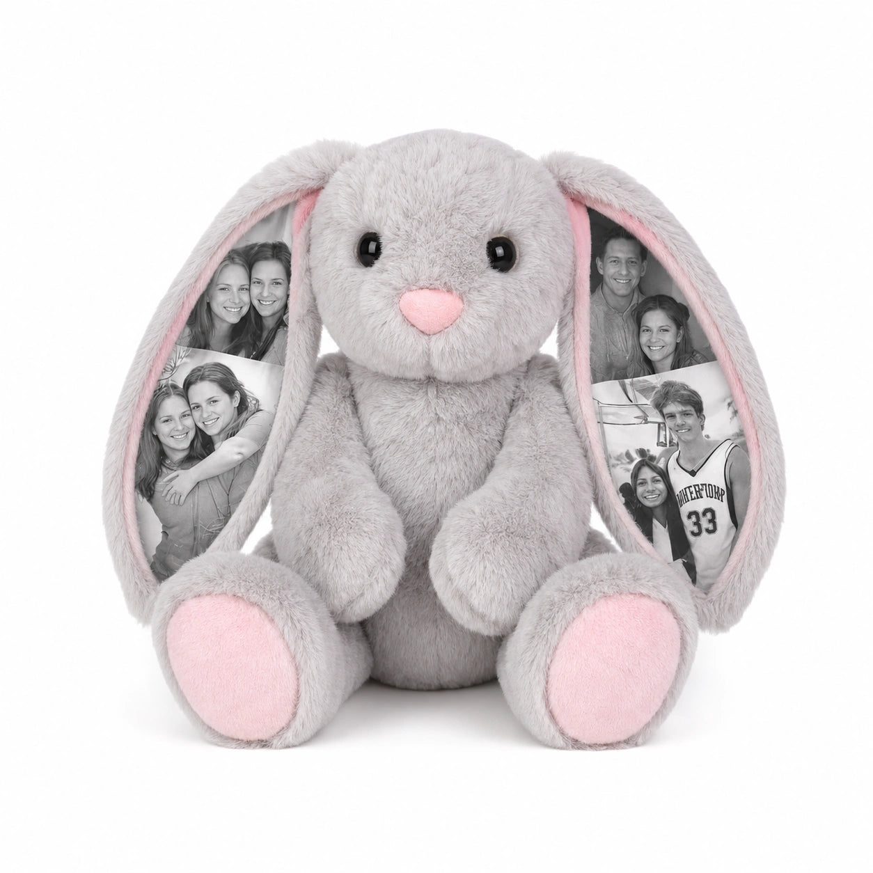 Bunny Plush – Ear Photo Keepsake