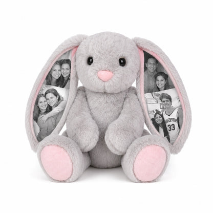 Bunny Plush – Ear Photo Keepsake