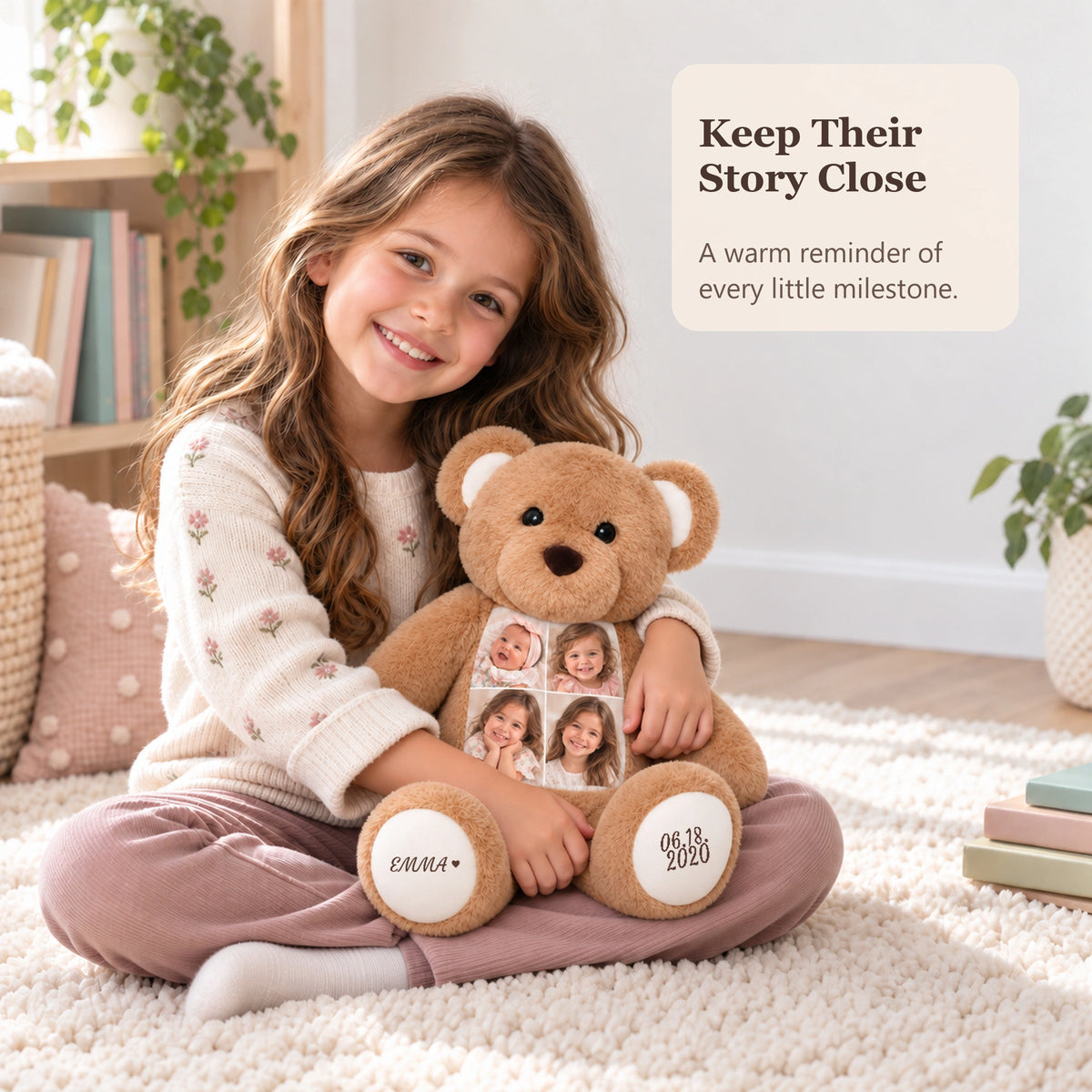 Heart Photo Teddy Bear