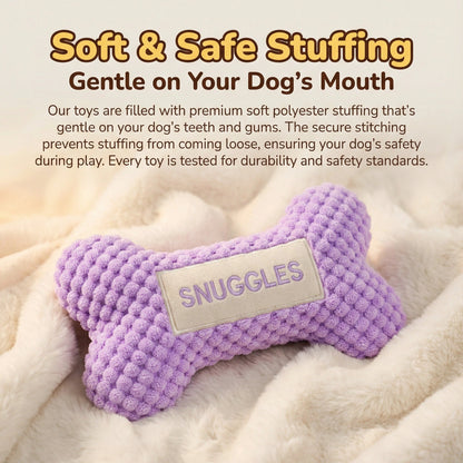 Personalized Squeaky Bone Toy