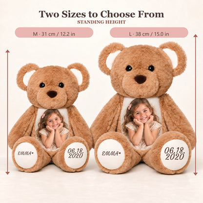 Heart Photo Teddy Bear