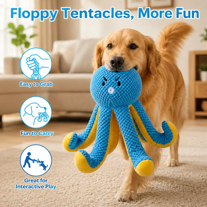 Custom Embroidered Octopus Plush Toy
