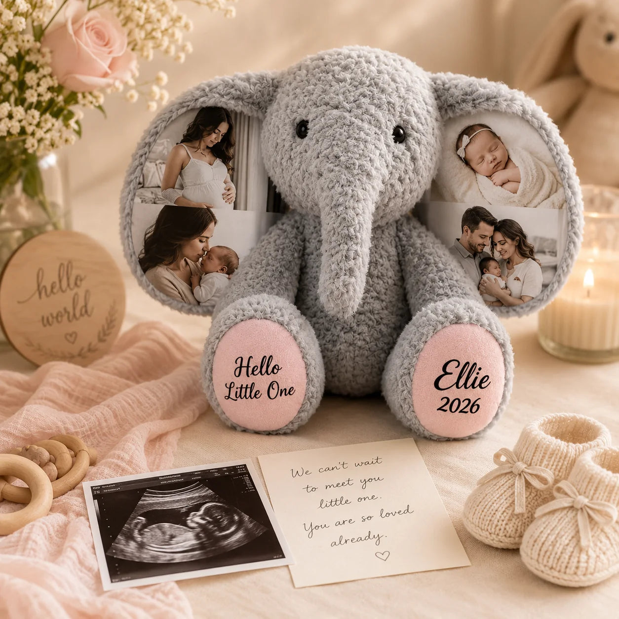 My First Memory Elephant Plush