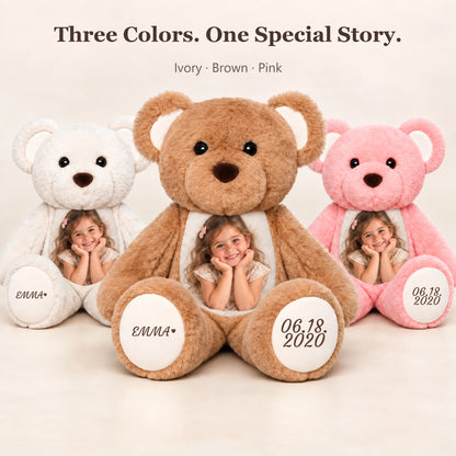 Heart Photo Teddy Bear