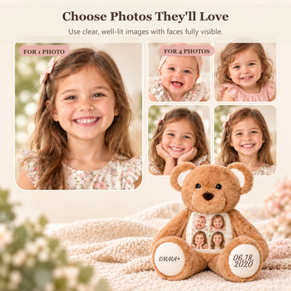 Heart Photo Teddy Bear