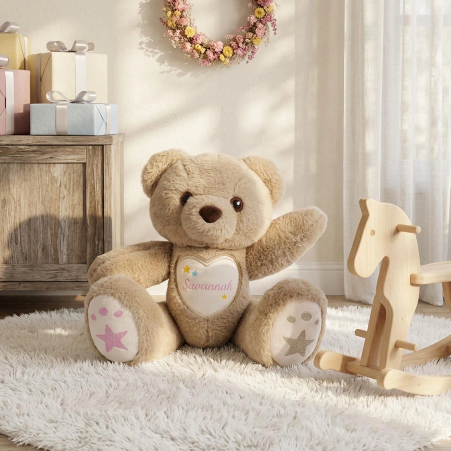 Soft & Cute Bear Plush – Perfect Valentine’s or Birthday Gift for Kids & Adults