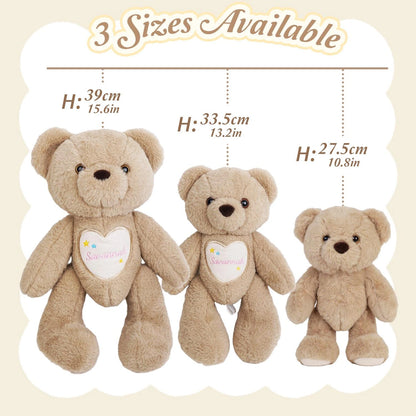 Soft & Cute Bear Plush – Perfect Valentine’s or Birthday Gift for Kids & Adults