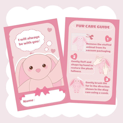 Custom Name Easter Bunny Plush for Girls – Soft Yarn Lettering Doll