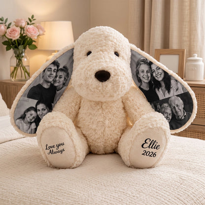 Dog Plush – Personalized Ear Photos