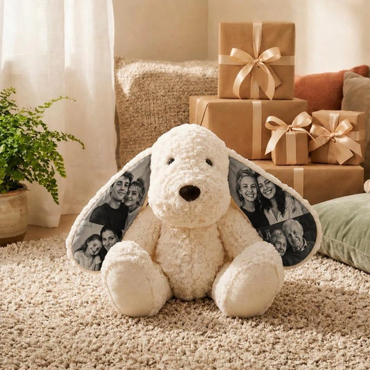 Dog Plush – Personalized Ear Photos