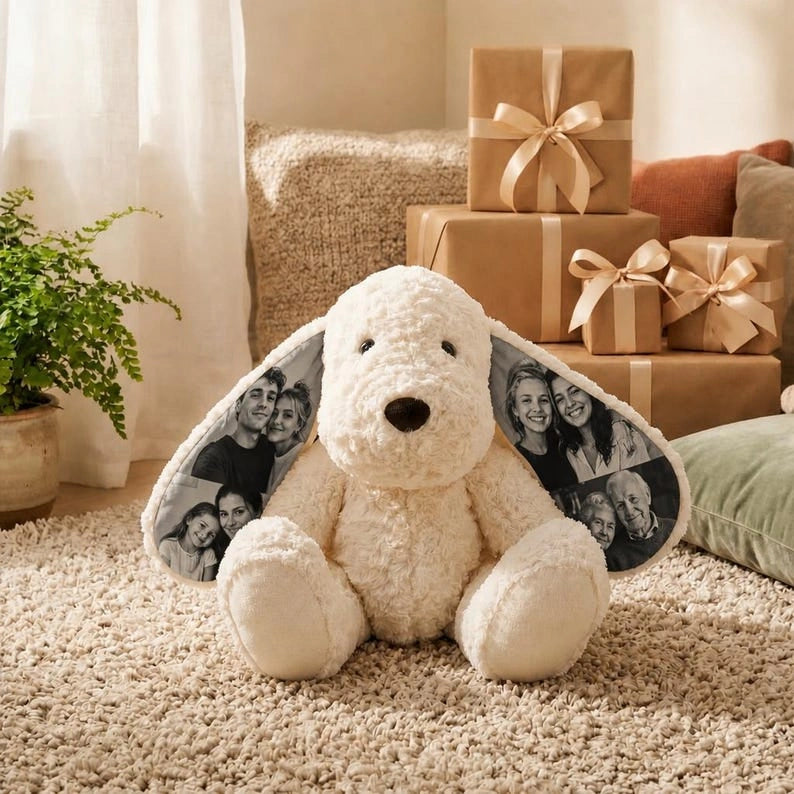 Dog Plush – Personalized Ear Photos