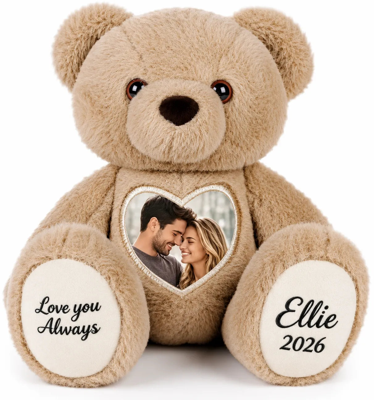 Heart Photo Teddy Bear – Personalized Keepsake