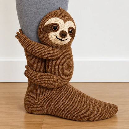 Cozy Animal Hug Socks™ | Cute Plush Character Socks Gift
