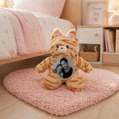 Cat Plush – Custom Belly Photo