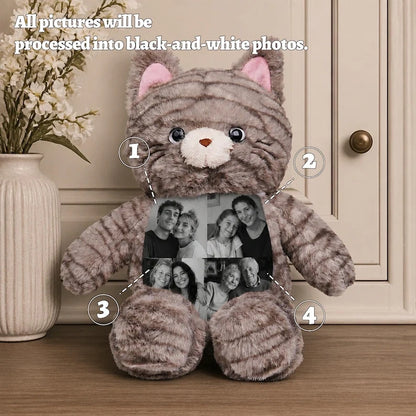 Cat Plush – Custom Belly Photo