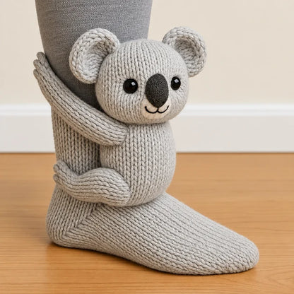 Cozy Animal Hug Socks™ | Cute Plush Character Socks Gift