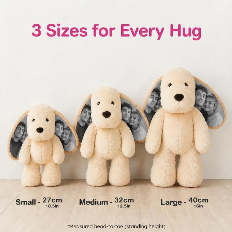 Dog Plush – Personalized Ear Photos