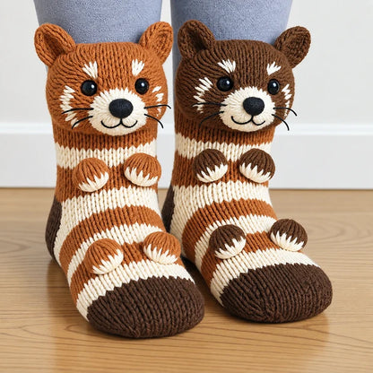Cozy Animal Hug Socks™ | Cute Plush Character Socks Gift