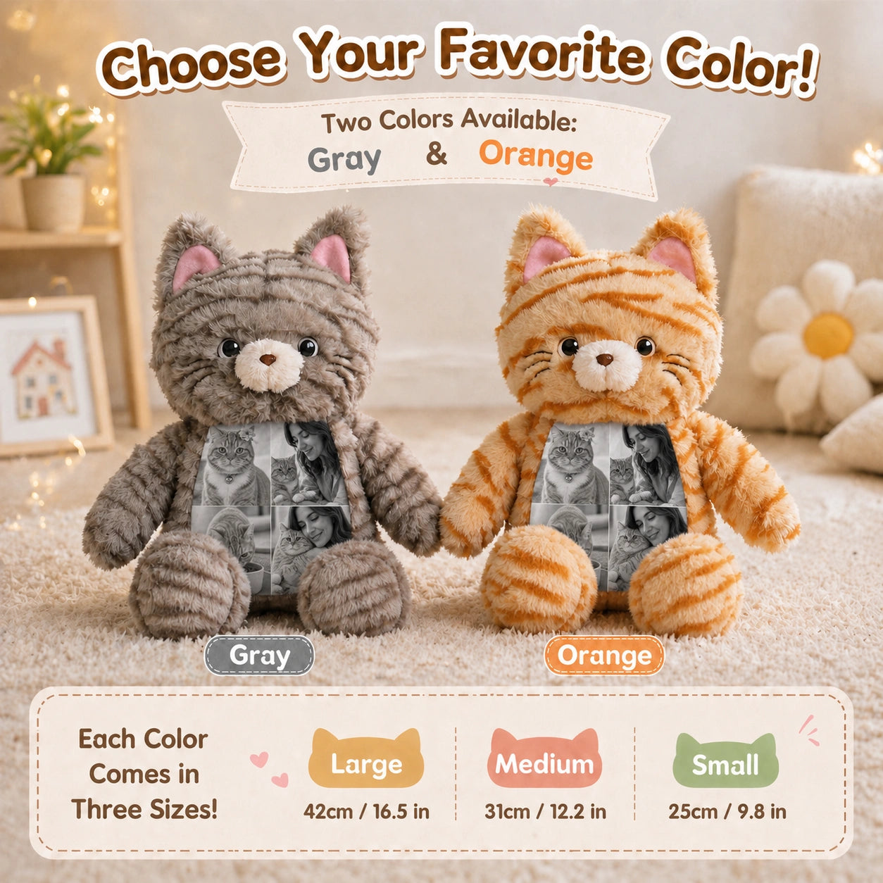 Rainbow Bridge Cat Memorial Plush