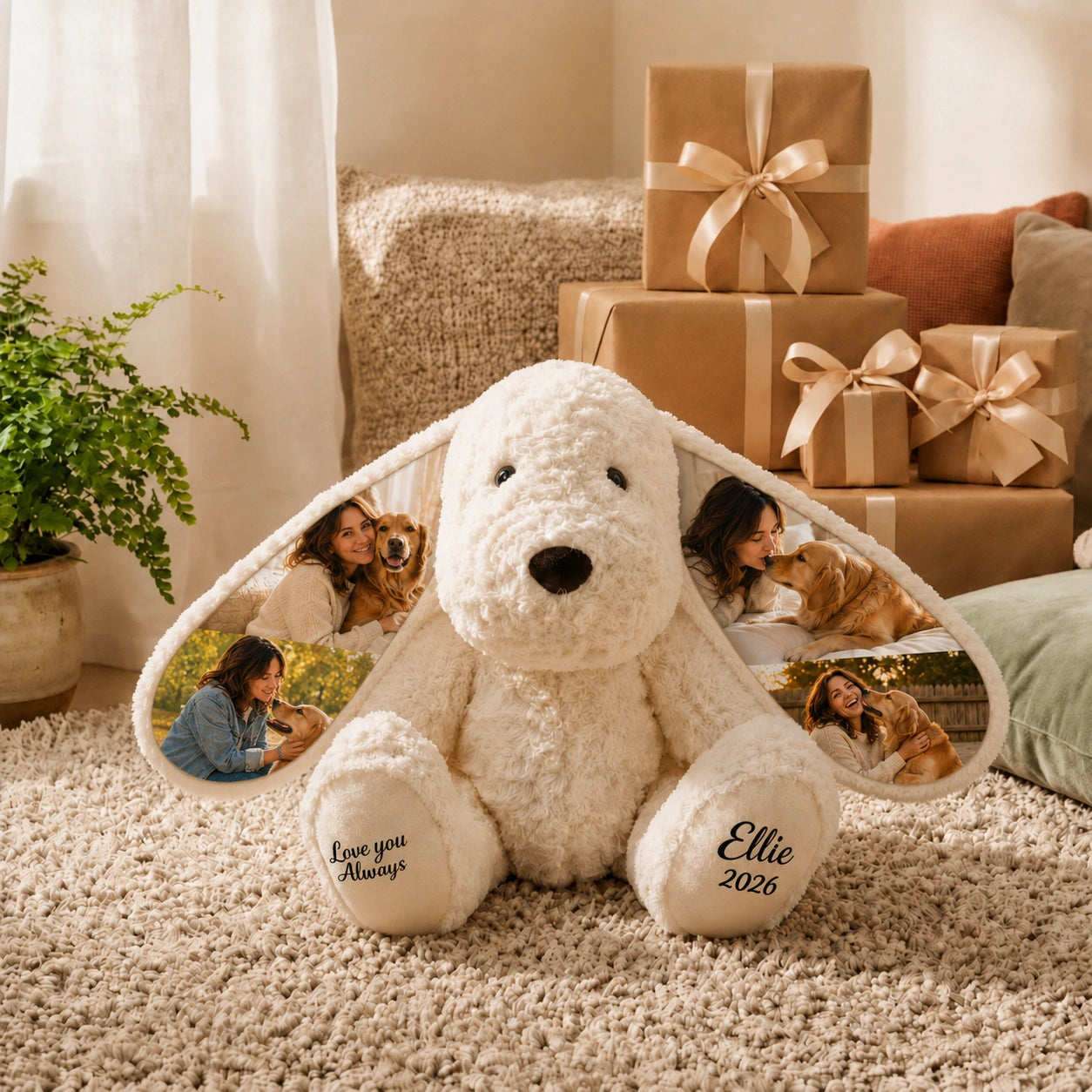 Rainbow Bridge Dog Memorial Plush