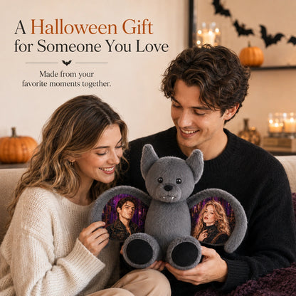 Personalized Halloween Bat Bear Plush 🦇🧸