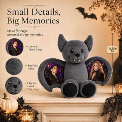 Personalized Halloween Bat Bear Plush 🦇🧸