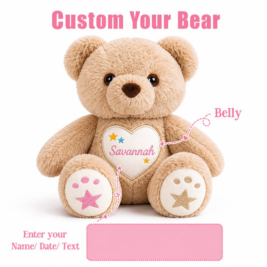 Soft & Cute Bear Plush – Perfect Valentine’s or Birthday Gift for Kids & Adults