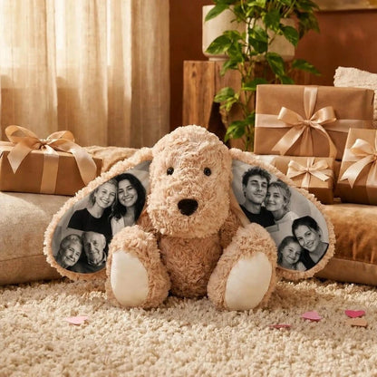 Dog Plush Personalized Ear Photos main product image
