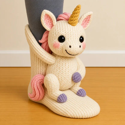 Cozy Animal Hug Socks™ | Cute Plush Character Socks Gift