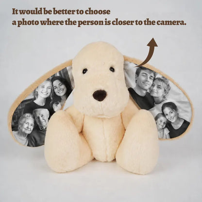 Dog Plush – Personalized Ear Photos