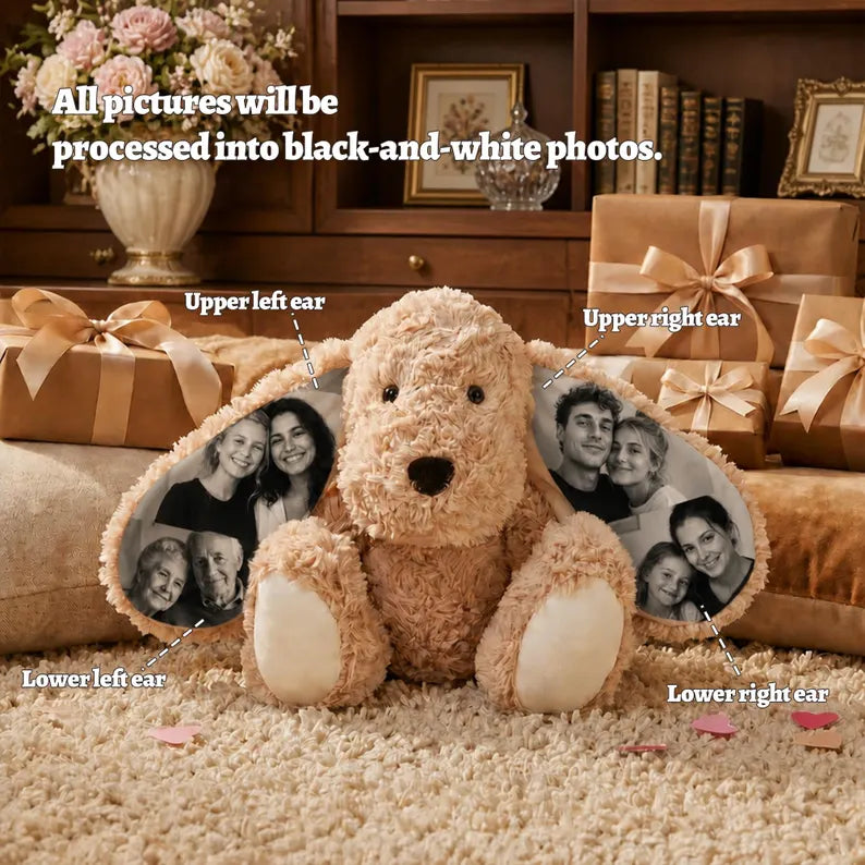 Dog Plush – Personalized Ear Photos